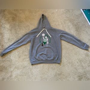 Boston Celtics Men Large L Hoodie Hooded Sweatshirt NBA Vintage Design Jerzees